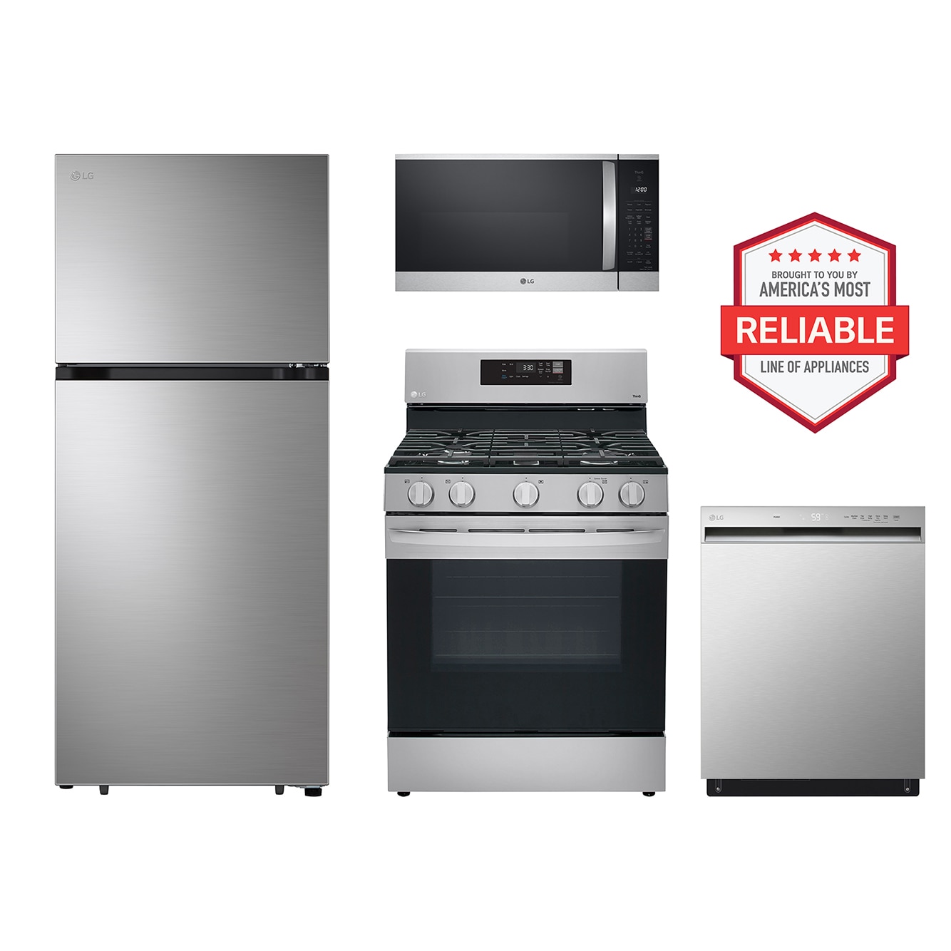 Value Kitchen Package with Gas Range1